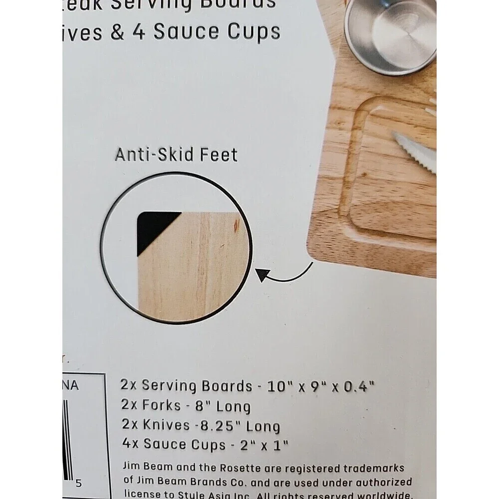 Jim Beam, 2 Pack Serving Set, New